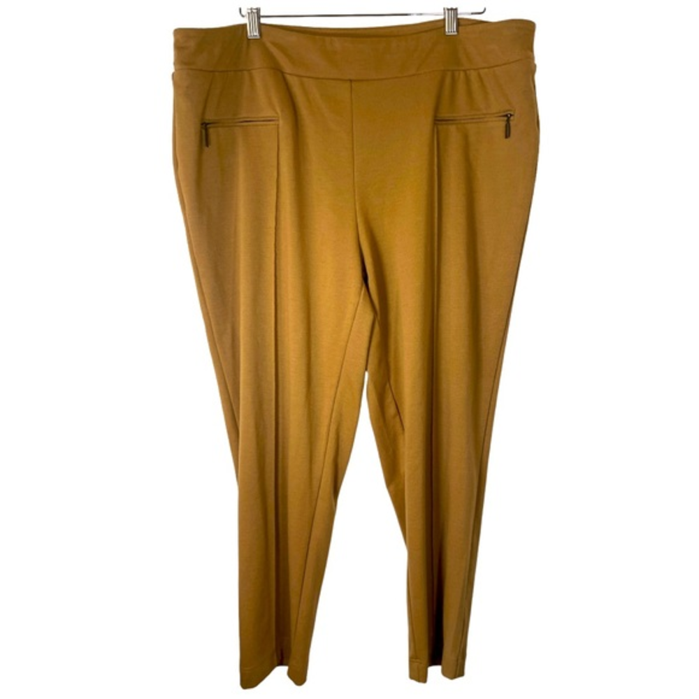 George Camel Colored Stretch Pants 2x